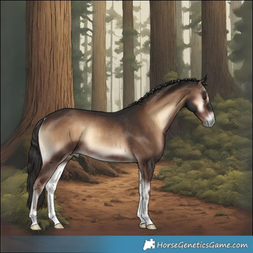 Horse Color:Liver Red Onyx Rabicano