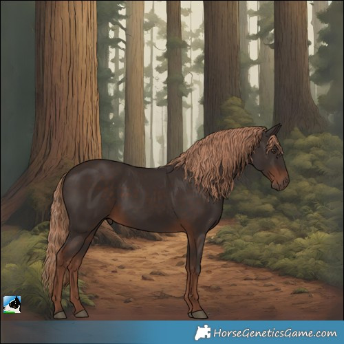 Horse Color:Liver Chestnut Rabicano