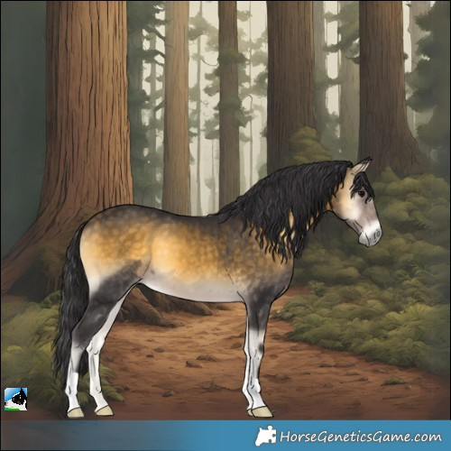 Horse Color:Buckskin Onyx 