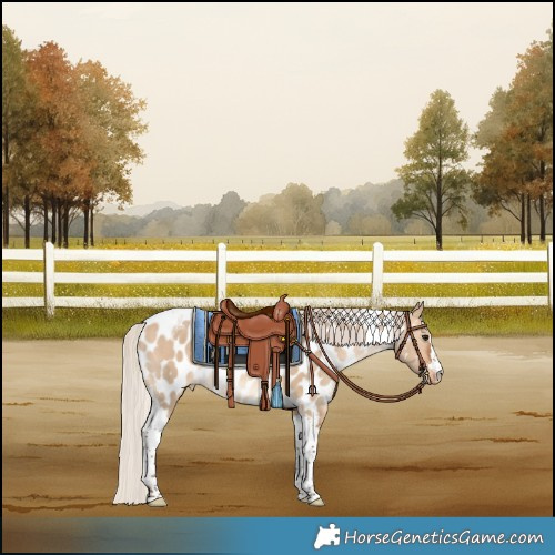 Horse Color:Silver Bay Dun Tobiano Appaloosa