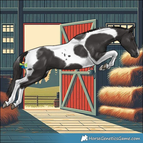 Horse Color:Smoky Black Tobiano