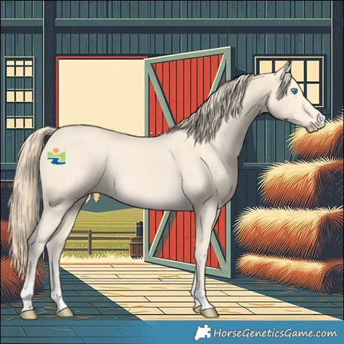 Horse Color:Perlino
