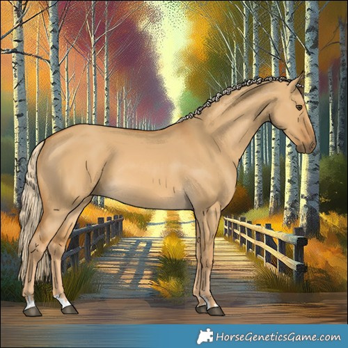 Horse Color:Palomino Dun 