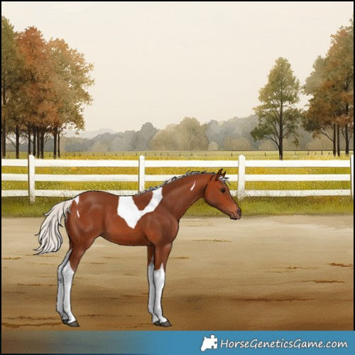 Horse Color:Silver Bay Tobiano 