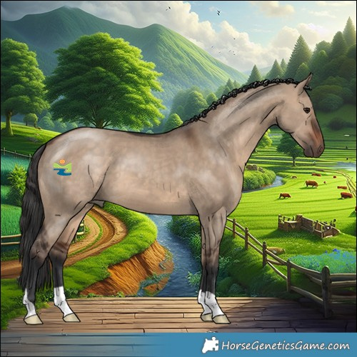 Horse Color:Brown Dun