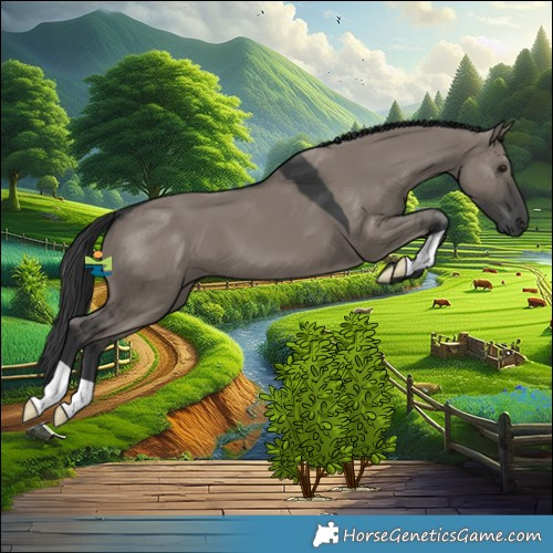 Horse Color:Grullo