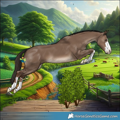 Horse Color:Liver Red Dun 