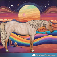 Horse Color:Red Roan