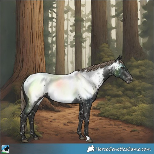 Horse Color:Liver Chestnut Near Fewspot