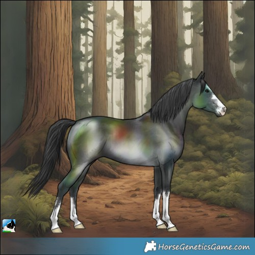 Horse Color:Black Mushroom