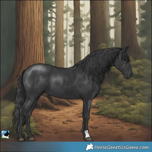 Horse Color:Black 