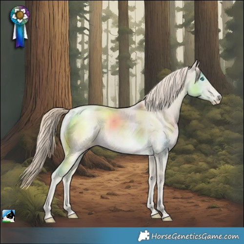 Horse Color:Smoky Creme Mushroom