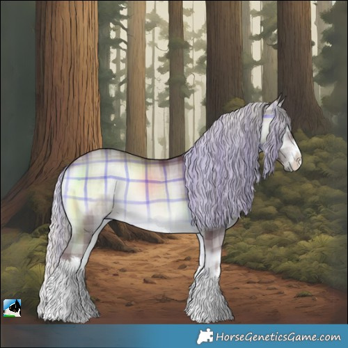 Horse Color:Plaid White Spotted Chocolate Silver Brown Chinchilla Onyx Rabicano