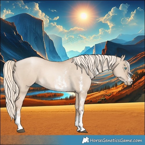 Horse Color:Chocolate Palomino Dun Sabino