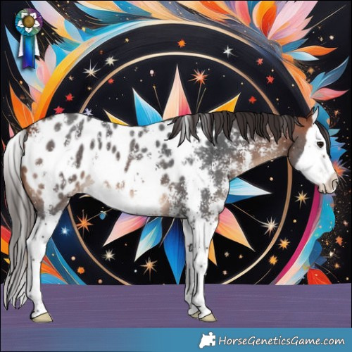 Horse Color:Bay Sabino Splash Appaloosa