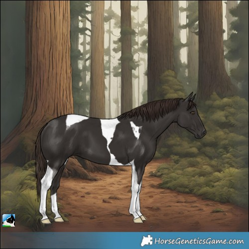 Horse Color:Liver Chestnut Tobiano