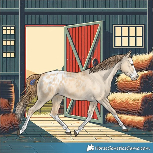 Horse Color:Red Dun Splash Appaloosa 