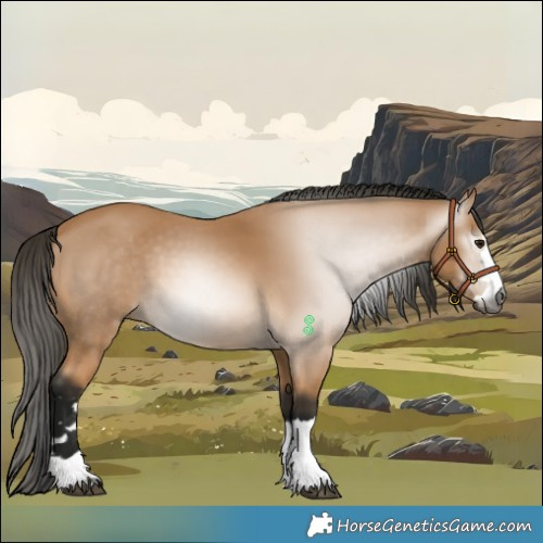 Horse Color:Gray Buckskin