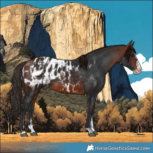Horse Color:Bay Sabino Splash Blanket and Bay Sabino Splash Blanket