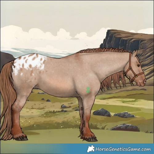 Horse Color:Red Dun Appaloosa 