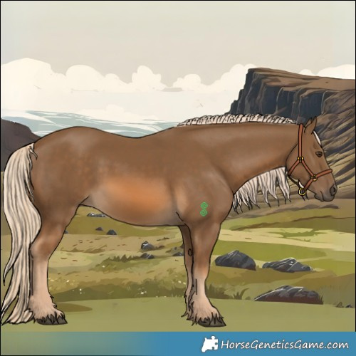 Horse Color:Chocolate Palomino 