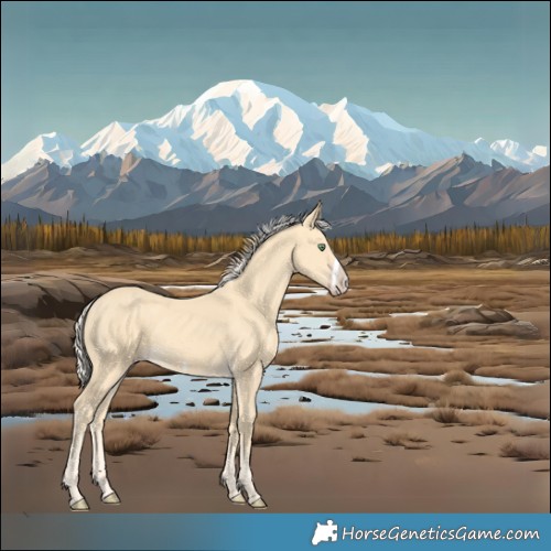 Horse Color:Gold Cream Champagne Frame 