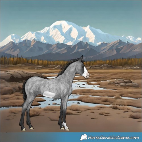 Horse Color:Blue Roan Frame 