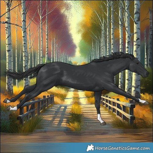 Horse Color:Black 