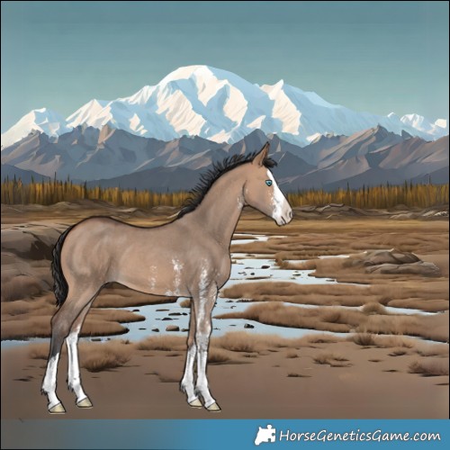 Horse Color:Bay Dun Sabino Splash 