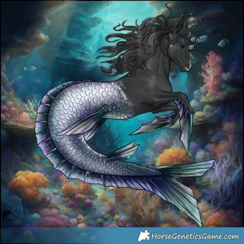 Horse Color:Powder White Black 
