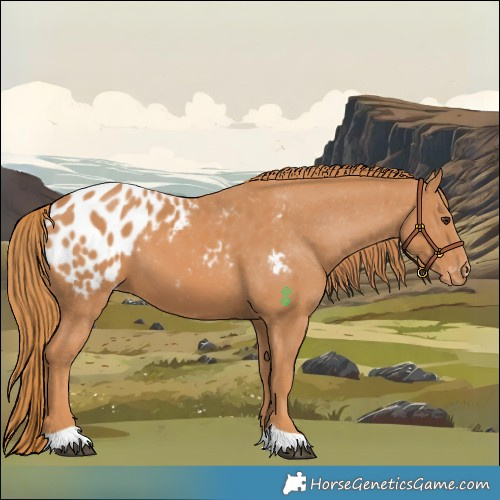 Horse Color:Chestnut Blanket 