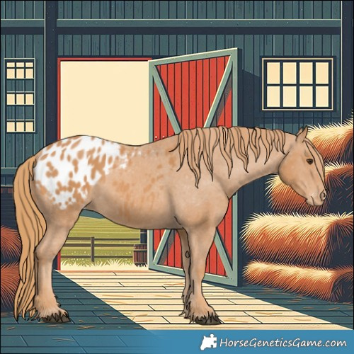 Horse Color:Chestnut Appaloosa