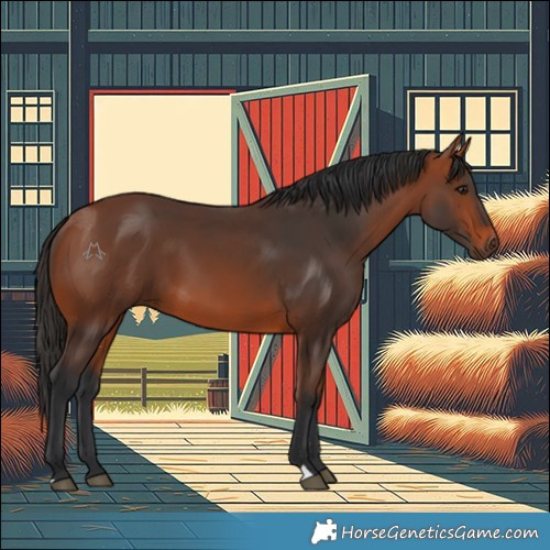 Horse Color:Bay 