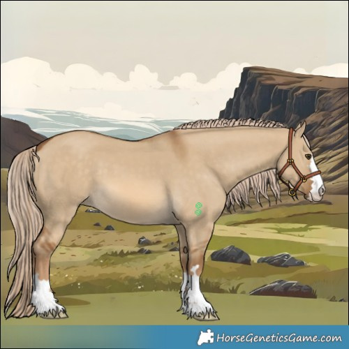 Horse Color:Chocolate Palomino Dun