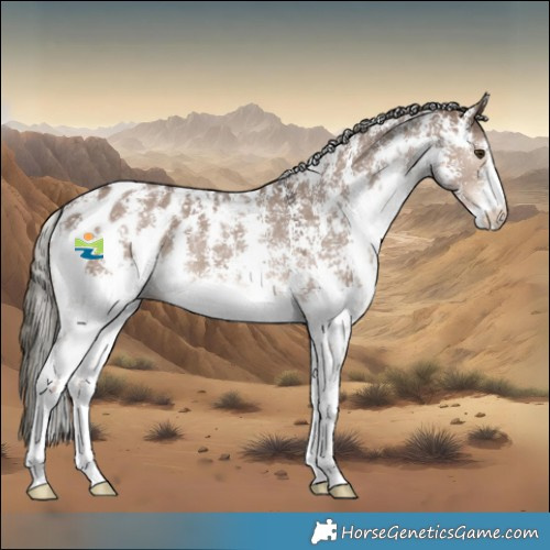 Horse Color:Liver Red Dun Mushroom Sabino Blanket