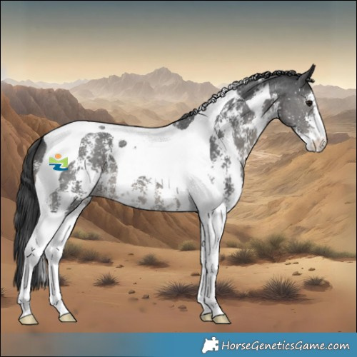 Horse Color:Black Sabino Tobiano 