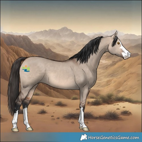 Horse Color:Bay Dun Mushroom 