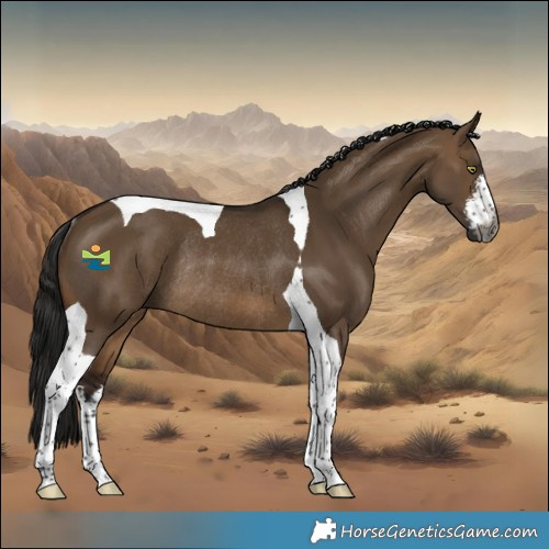 Horse Color:Gray White Spotted Bay Dun Tobiano Rabicano 