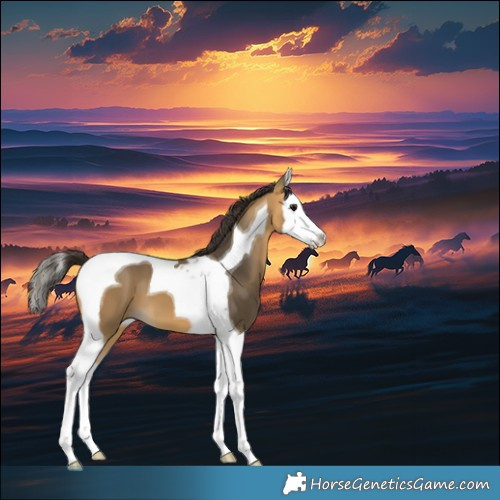 Horse Color:Buckskin Splash Tobiano