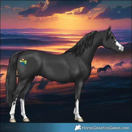 Horse Color:Black 