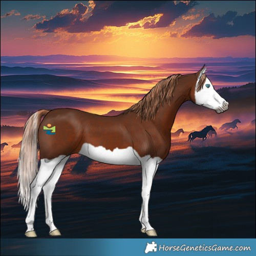 Horse Color:Gray Chestnut Splash 