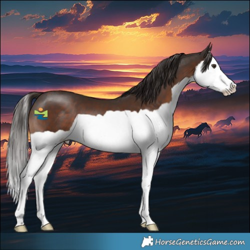 Horse Color:Liver Chestnut Splash 