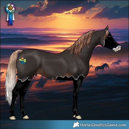 Horse Color:Liver Chestnut Splash 
