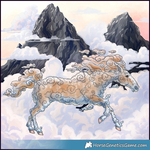 Horse Color:Powder White Chestnut 