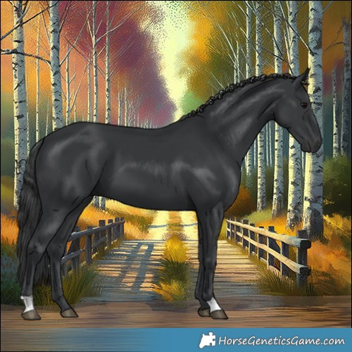 Horse Color:Black 