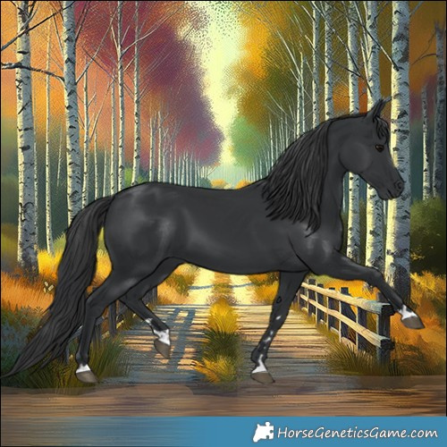 Horse Color:Black 