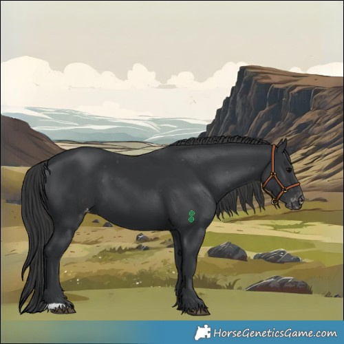 Horse Color:Black Varnish 
