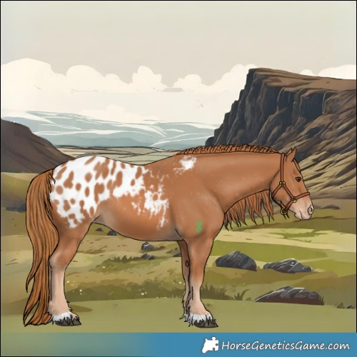 Horse Color:Chestnut Blanket 
