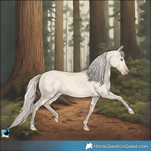 Horse Color:Cremello Dun 