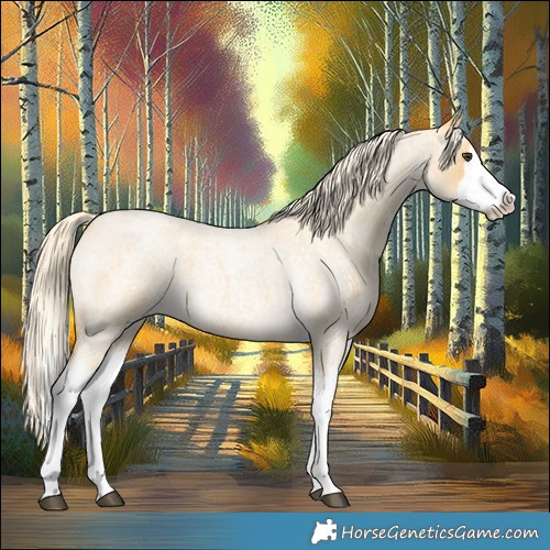 Horse Color:Palomino Roan Splash 